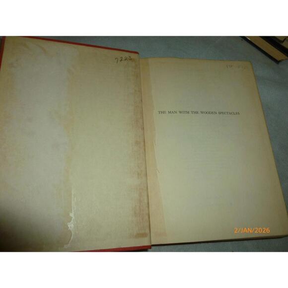 Harry Stephen KEELER  1st‎ Edition The Man With Wooden Spectacles HC RARE - Picture 3 of 8